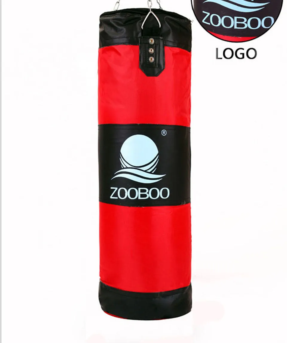 90cm Punching Bag, Fitness Sandbags, Striking Drop Hollow Empty Sand Bag with Chain, Martial Art Training Punch Target