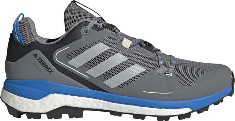 Adidas Terrex Skychaser 2.0 'Grey Blue Rush' sneakers, gray