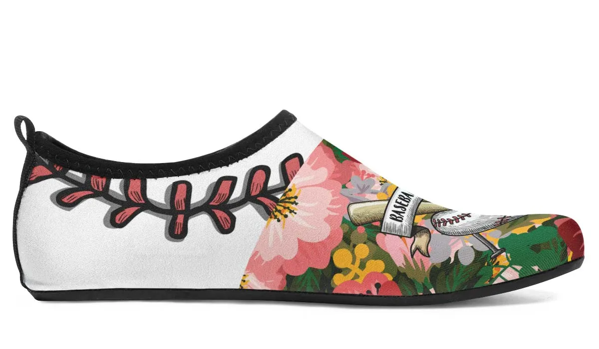 Baseball Mama Aqua Barefoot Shoes