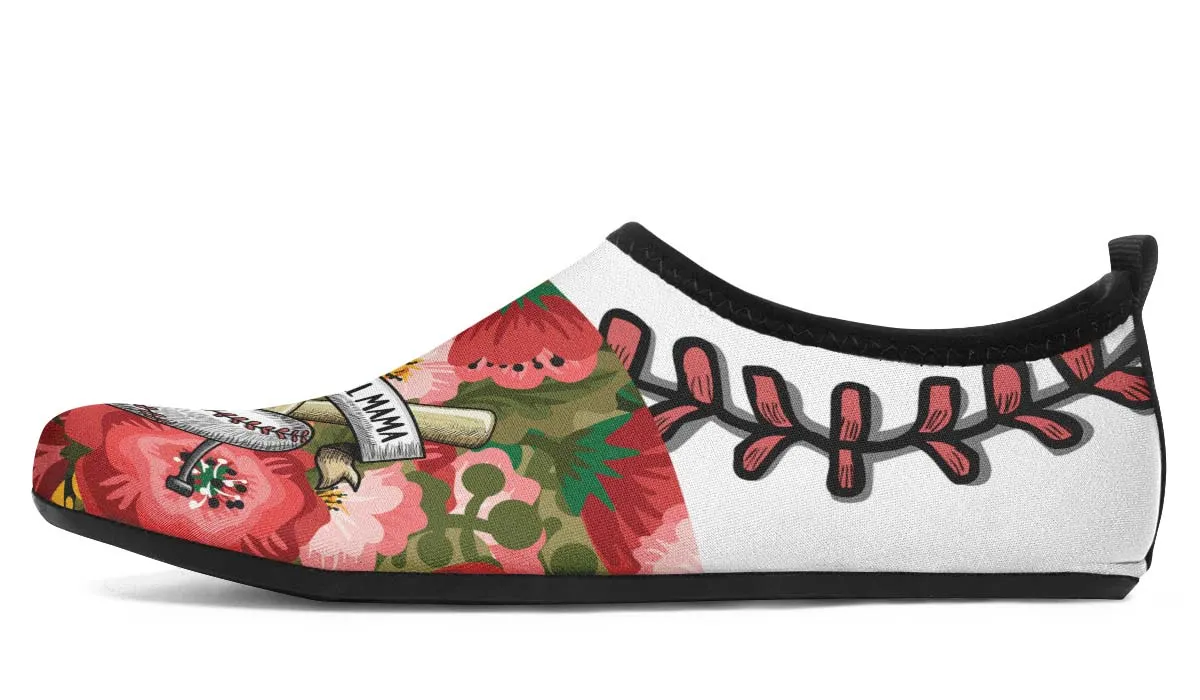 Baseball Mama Aqua Barefoot Shoes