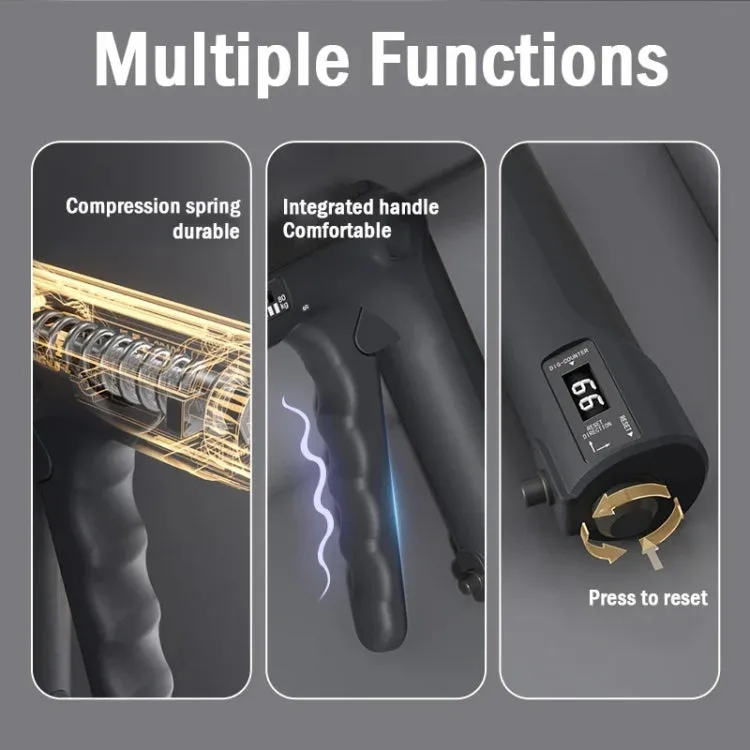 Multifunctional Grip Strength Finger Strength Trainer Fitness Stress Reduction Equipment, Color: White Finger Pressure Basic Electronic Counting
