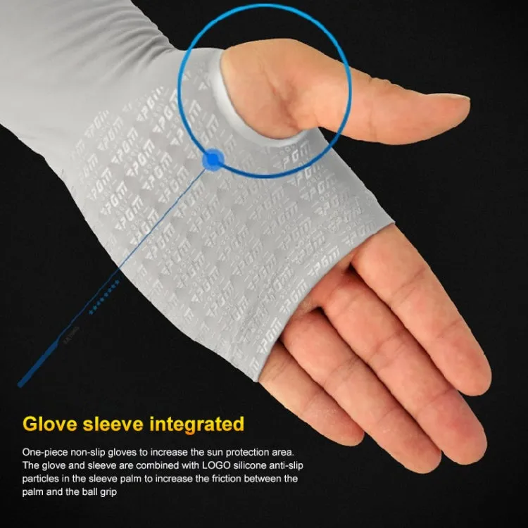 PGM Golf Sunscreen Breathable Sports Cuff Sleeve(Grey)