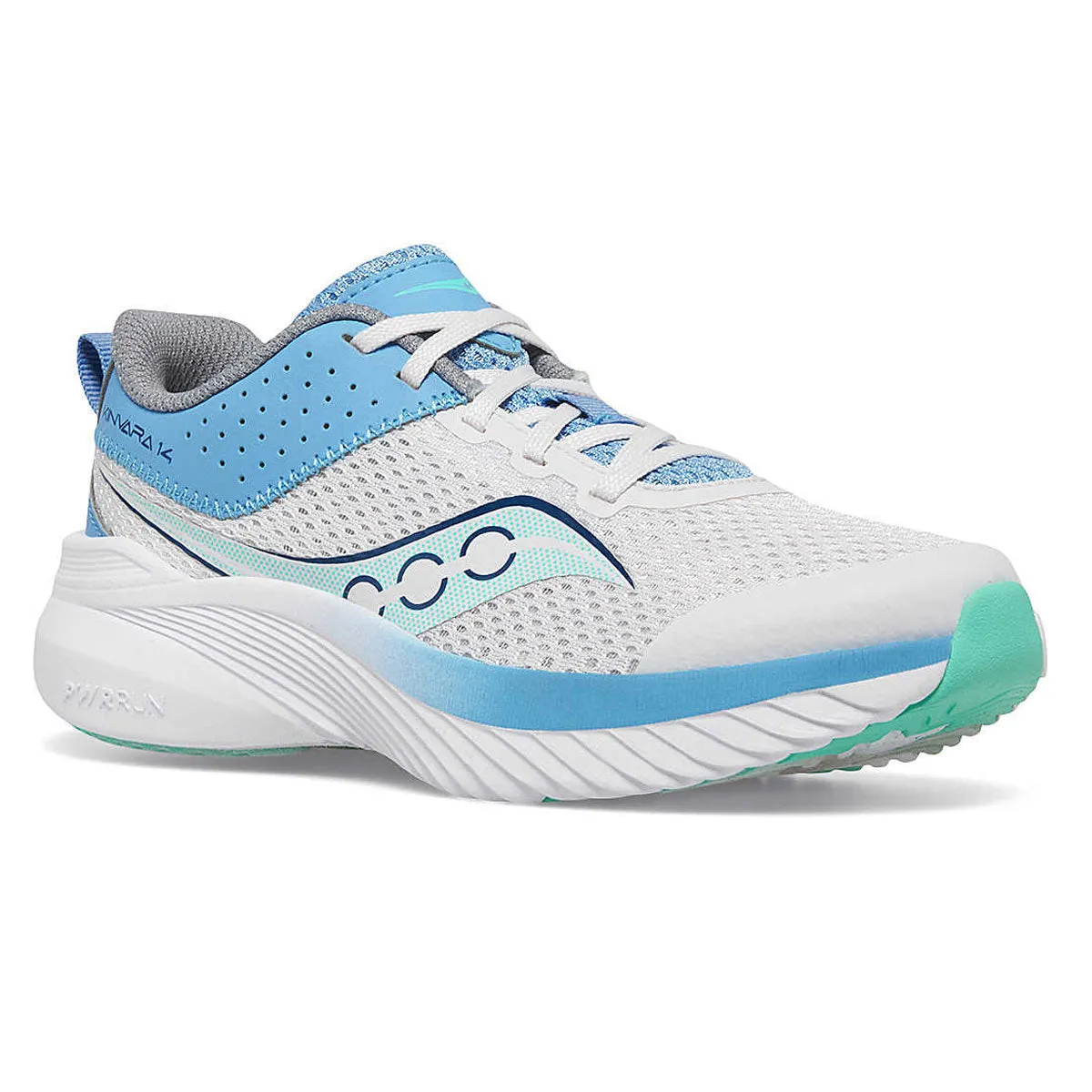 Saucony Kinvara 14 LTT Running Shoes - Girls - Grey/Blue