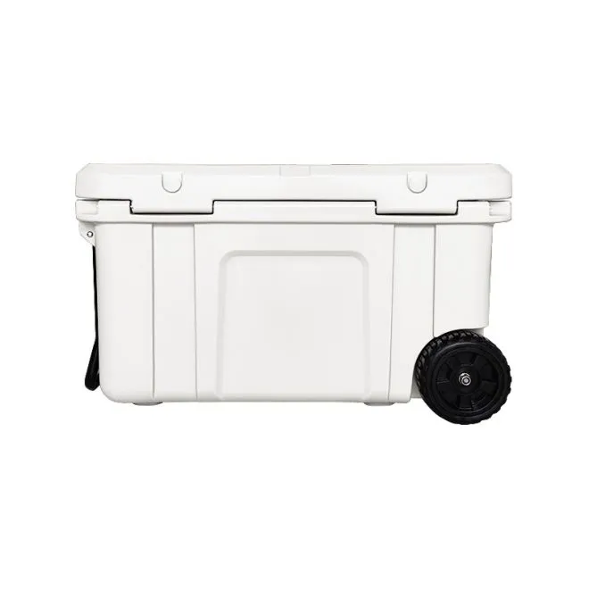 Techni Ice Signature Hardcore Premium Ice Box 55L White with Wheels *PREORDER NOW FOR FRESH STOCKS ARRIVING END OF NOVEMBER*FREE 6 REUSABLE DRY ICE PACKS VALUES $32.95