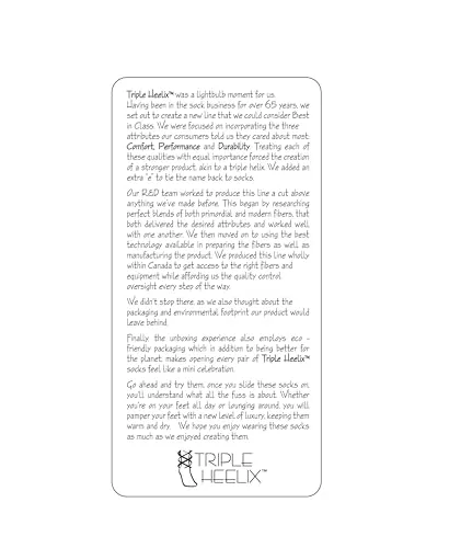 Triple Heelix Luxurious Merino Wool Blend Socks for Cold Weather & Outdoors | Three Premium Sock Tiers