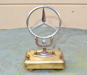 Vintage Mercedes Benz Car Bonnet Badge From UAE